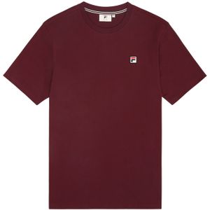 FILA - Biella - T-shirt - Donkerrood - Kwartmouw