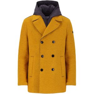 Distretto12 Tussenjas 'Carlos'  safraan / zwart