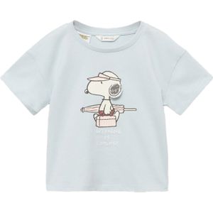 MANGO KIDS Shirt 'SYWEEK'  lichtblauw / lichtroze / wit