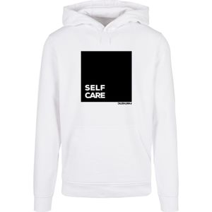 F4NT4STIC Sweatshirt 'SELF CARE'  zwart / wit