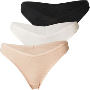 ETAM String 'John'  rosa / zwart / wit