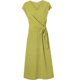 Tatuum - Elika - Damesjurk - Midi - Casual - V-hals - Korte Mouwen