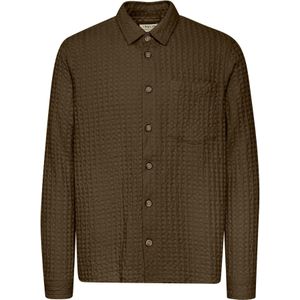 !Solid Overhemd 'Nelix'  donkerbruin