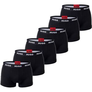 HUGO Boxershorts  rood / zwart / wit