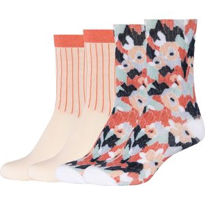 s.Oliver Sokken  navy / zalm roze / pasteloranje / wit