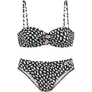 VIVANCE Bikini  beige / zwart / wit