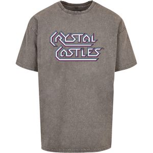 F4NT4STIC Shirt 'Atari Crystal Castles Retro Gaming'  grijs / gemengde kleuren