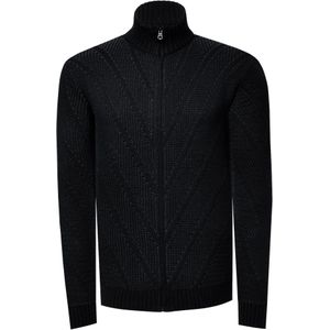 Rusty Neal Gebreid vest  zwart