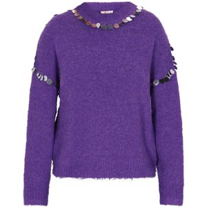 IZIA Trui  lila / zilver