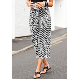 LASCANA Broek  zwart / wit
