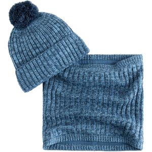 Next Set  blauw gemêleerd