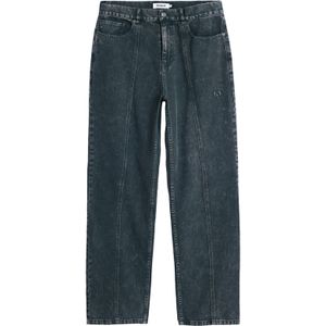 Jeans - Multicolor - Rechte Broek - Gewassen Effect - Lange Snit