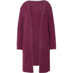 MIAMODA Gebreid vest  purper
