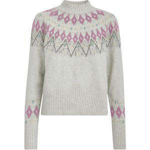 DESIRES Trui 'Sutton'  crème / sand / lichtblauw / pink