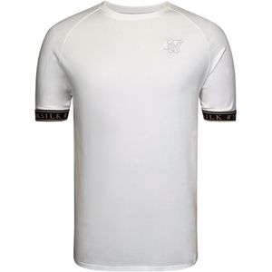 SikSilk Shirt  beige / zwart / wit