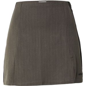 adidas Originals - Jy 3516 - Korte Rok - Grijs - Sportieve Grijze Rok met Verticale Strepen