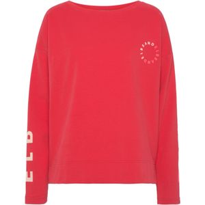 Elbsand Sweatshirt  rood / wit