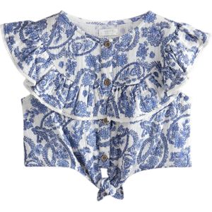 Next Blouse  blauw / wit