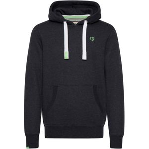 !Solid Sweatshirt 'BennHood'  donkergrijs