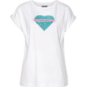 VENICE BEACH Shirt  turquoise / rosa / wit