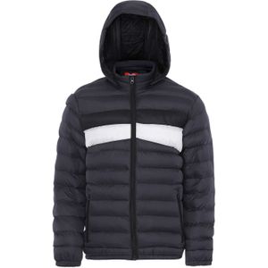 KIANNA Winterjas  donkergrijs / zwart / wit