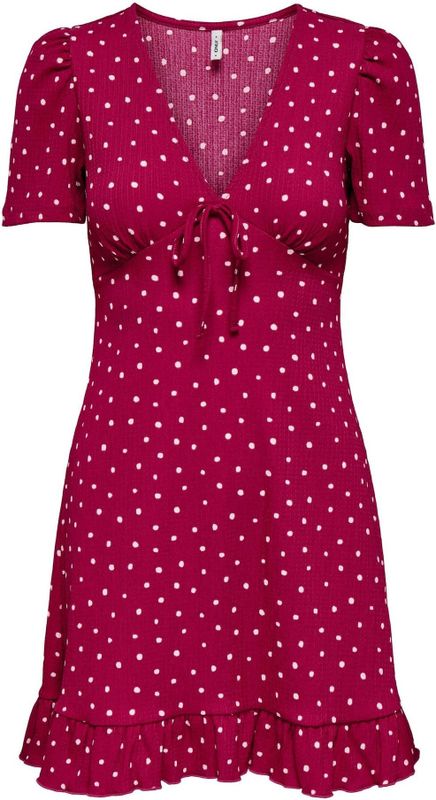 Onlbill - Korte Jurk - V-Hals - Korte Mouwen - Regular Fit