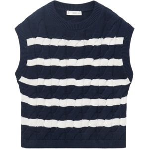 MANGO KIDS Trui 'CHLOE'  navy / wit