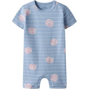 NAME IT Rompertje/body 'NBFVANDORA'  lichtblauw / rosa / lichtroze / wit