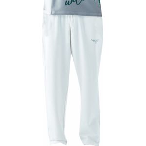 VAMOS CLO Broek  groen / zwart / wit