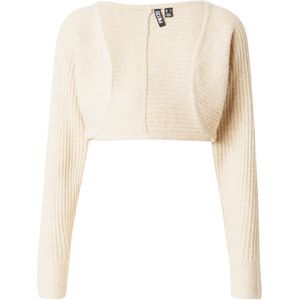 PIECES Gebreid vest 'PCLINA'  wolwit