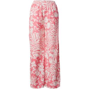 ZABAIONE Broek 'Ne44lee'  zalm roze / wit