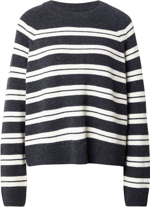 ARMEDANGELS - Trui - Beige - Wol - Ronde Hals - Gestreept - Lange Mouw