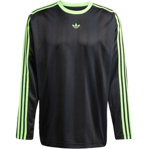 adidas - Adicolor Jacquard Jersey - T-shirt - Zwart - 100% Polyester