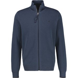 Cardigan met opstaande kraag en ritssluiting