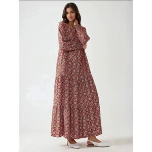 Hiccup Jurk  wijnrood / watermeloen rood / donkerrood / wit