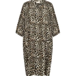 Wasabi Concept Jurk 'Vanja'  beige / lichtbruin / zwart