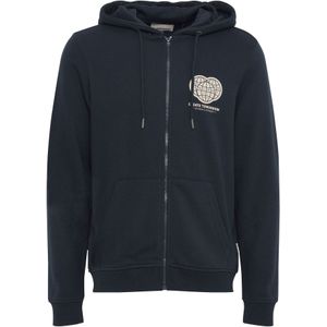 BLEND Sweatvest  beige / zwart