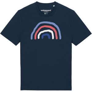 Watapparel Shirt ' Regenbogen '  donkerblauw / gemengde kleuren