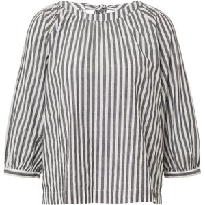 s.Oliver Blouse  zwart / wit