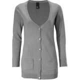 heine Gebreid vest  donkergrijs
