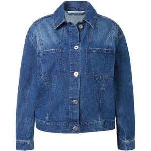 Studio Untold Tussenjas  blauw denim