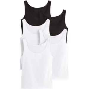 The Set Top  zwart / wit