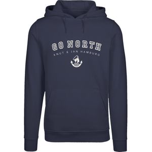 F4NT4STIC Sweatshirt 'Go North'  donkerblauw / wit