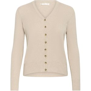 InWear Gebreid vest 'Leenah'  beige gemêleerd
