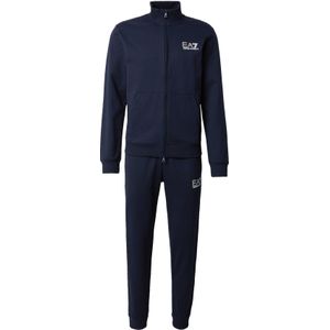 EA7 Emporio Armani Joggingpak  donkerblauw / wit