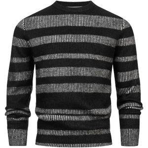 INDICODE JEANS Trui 'INKalle'  grijs / zwart