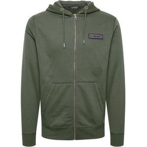 11 Project Gebreid vest 'Sidney'  groen