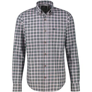 Lerros - Overhemd - Nordic Olive - Geruit