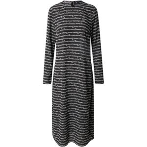 Tommy Jeans Jurk  zwart / wit