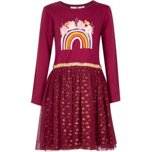 happy girls Jurk  gemengde kleuren / donkerrood